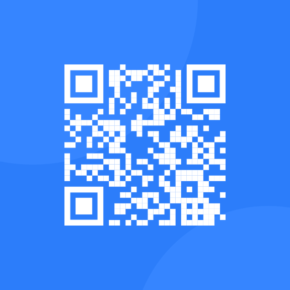 QR Code which leads to the website Frontend Mentor